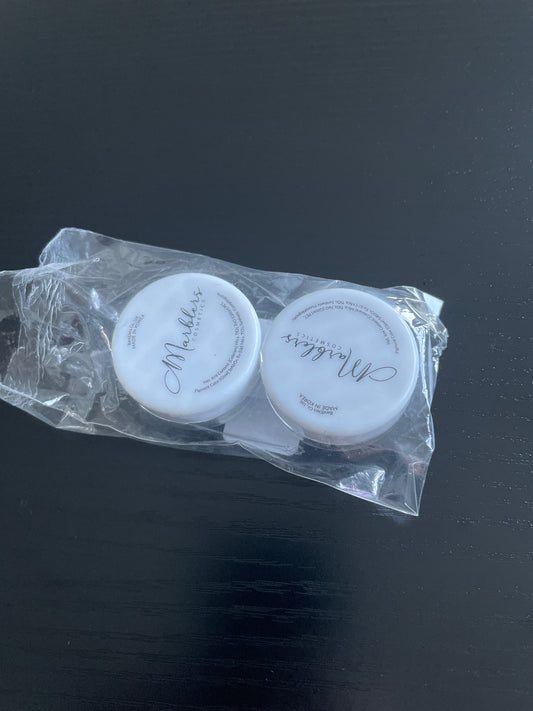 Marblers cosmetics - Glitter pots - Silver & Holo Galaxy