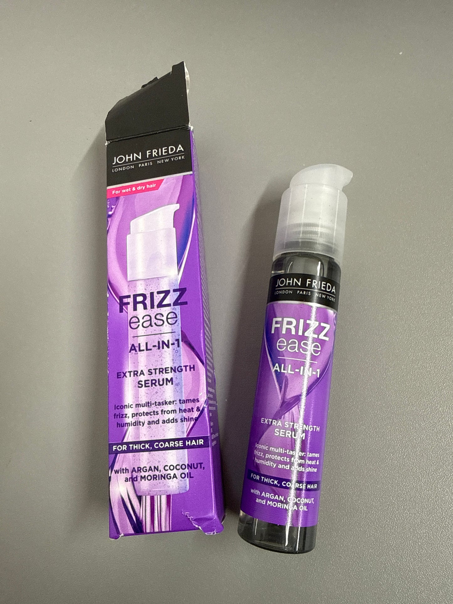 John Frieda Frizz Ease All-in-1 Extra Strength Serum 50ml for Thick Coarse Hair