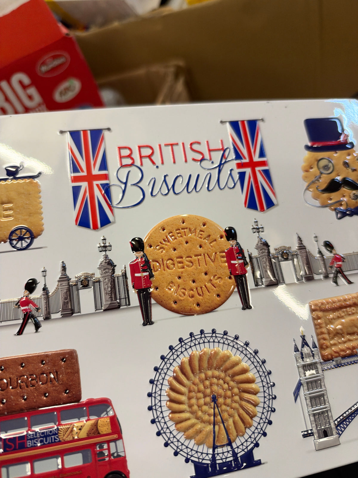 POS British biscuits