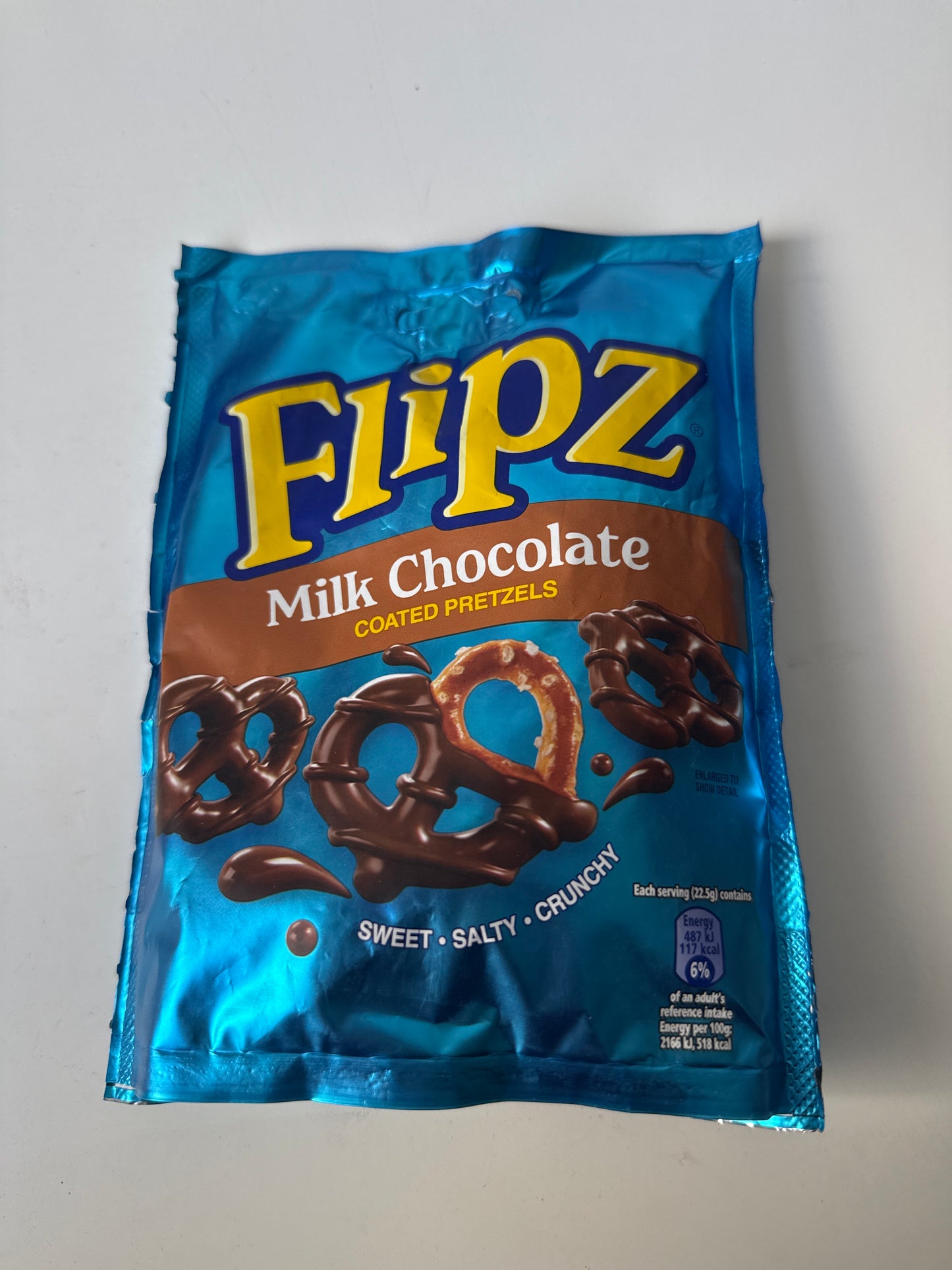 Flipz Milk Chocolate Coated Pretzels