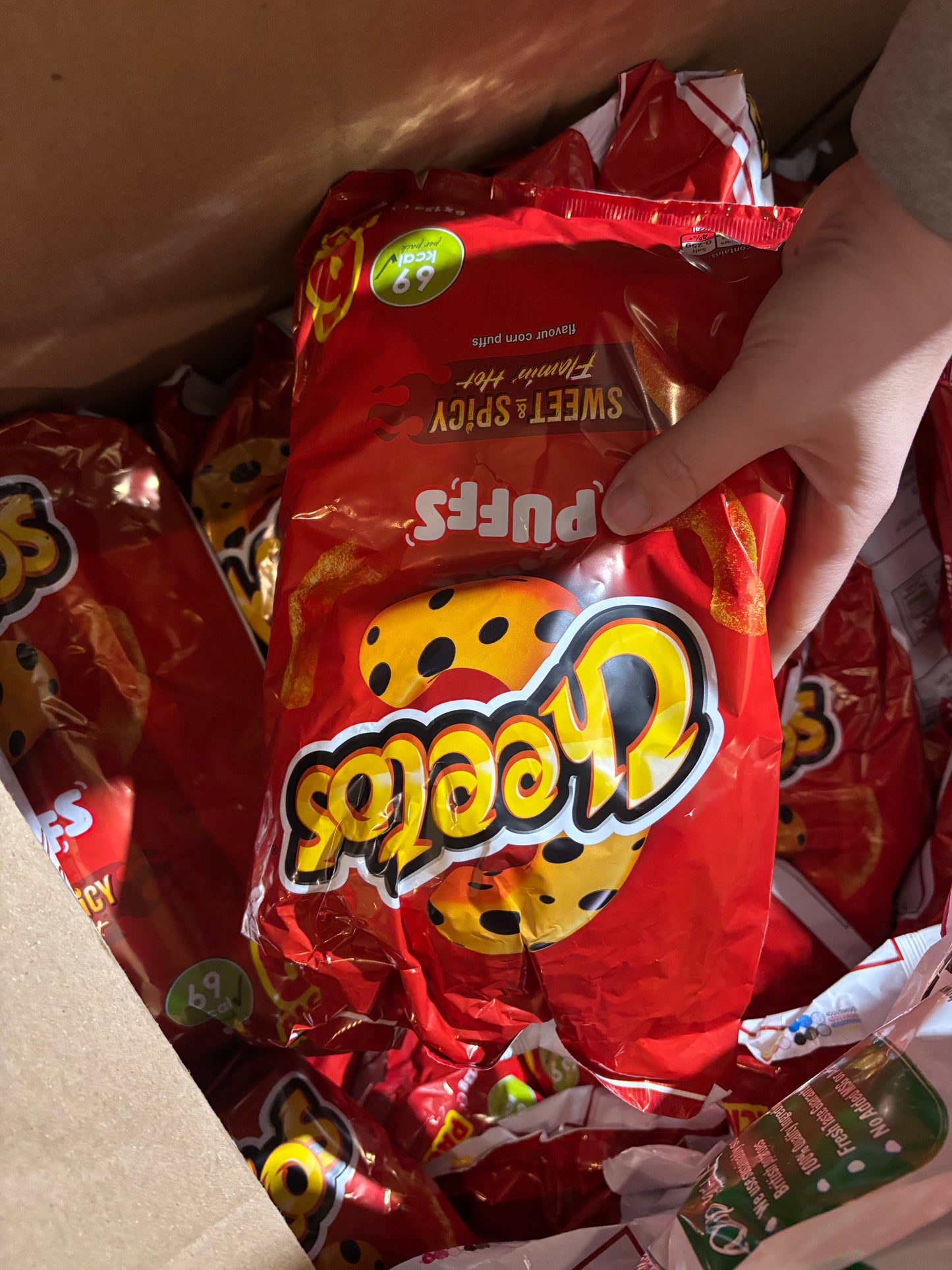 Cheeeeetos sweet and spicy