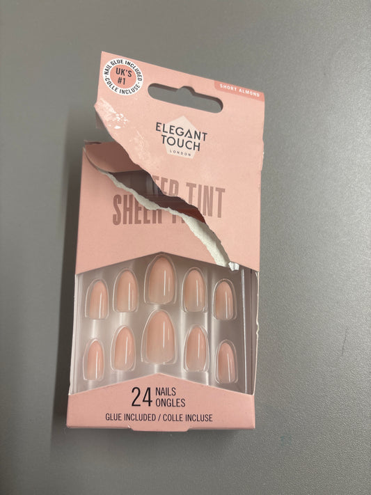 Elegant Touch Short Almond Nails