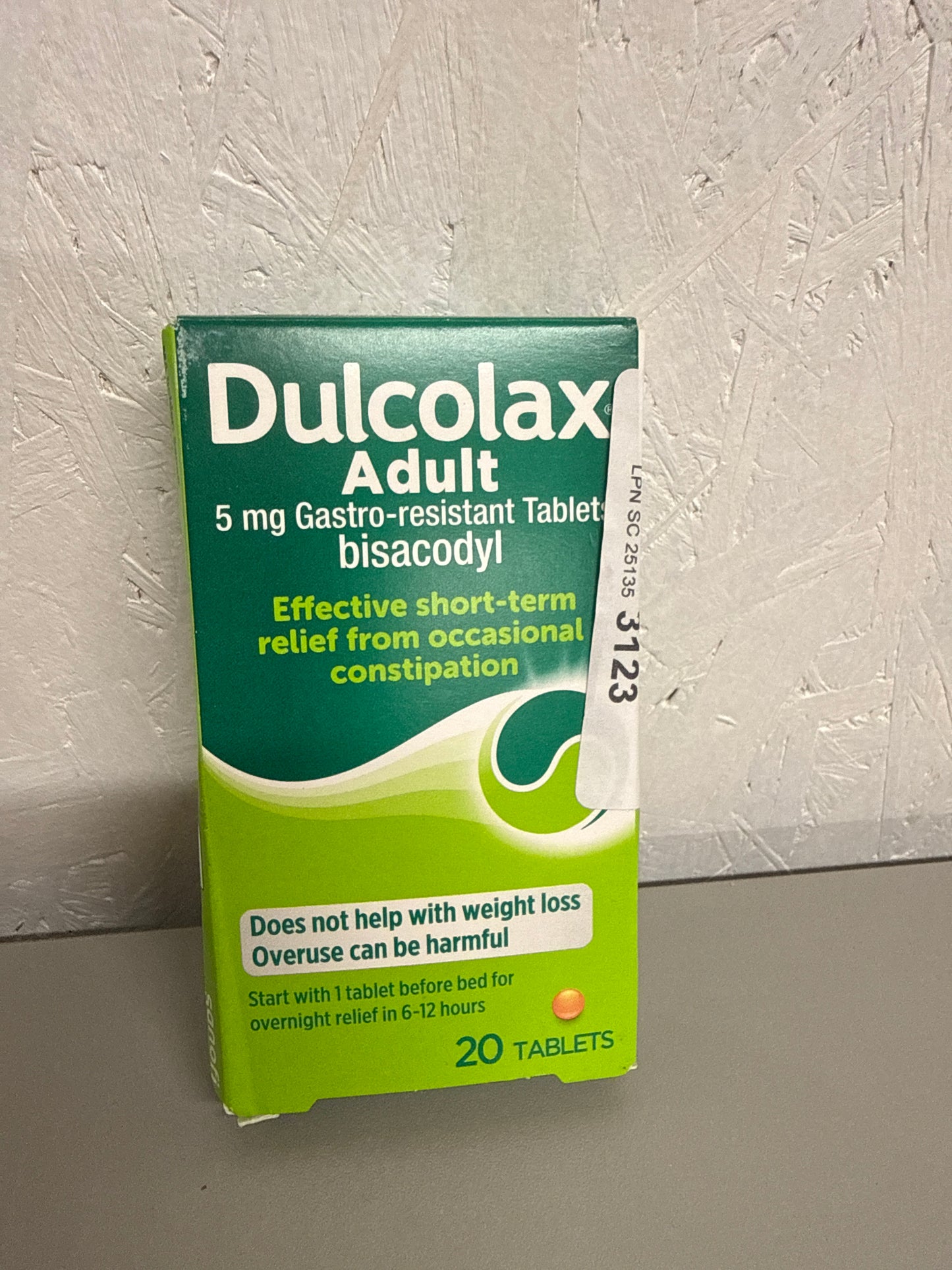 Dulcolax Adult - 20 Tablets