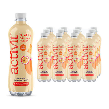 Activit Sparkling Mango and Passion Fruit Vitamin Water 12pk