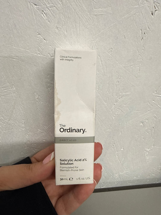 The Ordinary Salicylic Acid 2% Solution, Acne-Fighting Serum for Blemish-Prone Skin, 30ml