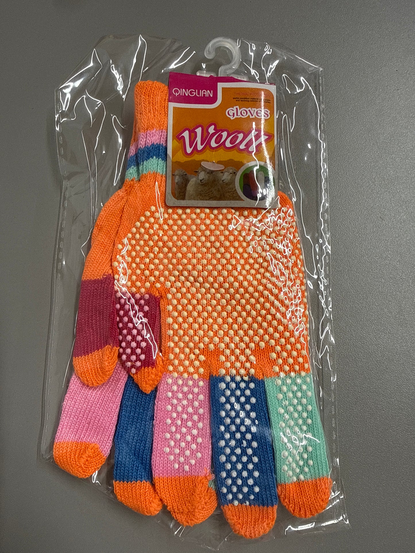 Orange Kids Gloves