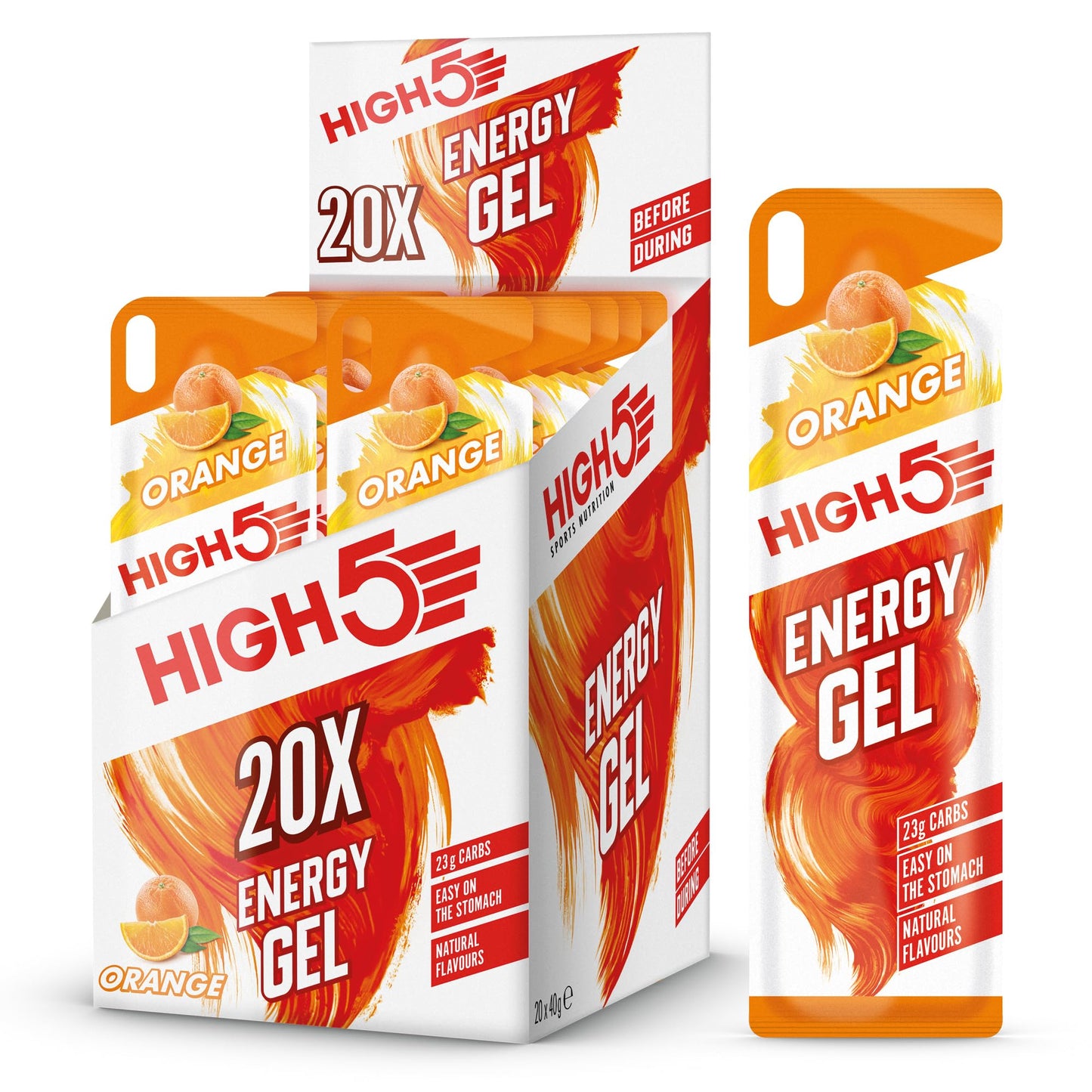 High Energy Gel 20pks - orange