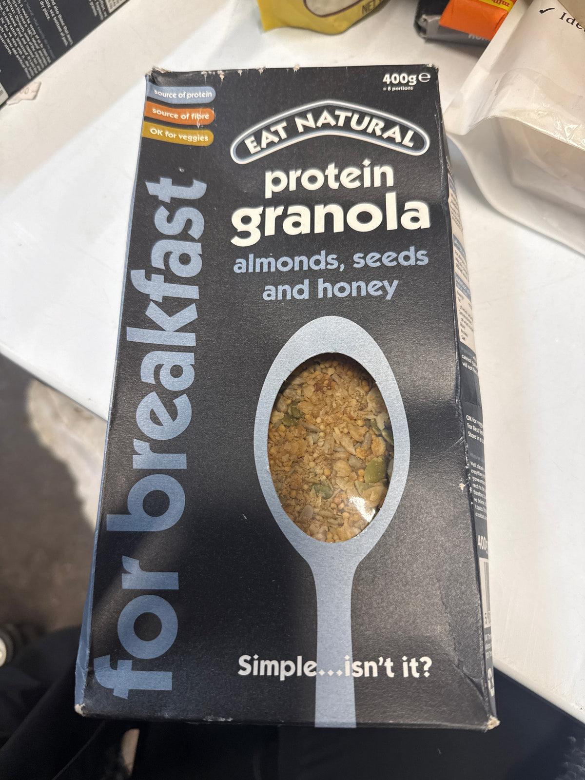 Eat Natural Protein Granola - Almonds, Seeds & Honey 400g