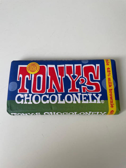 Tony’s 42% Milk Brownie Chocolate Bar