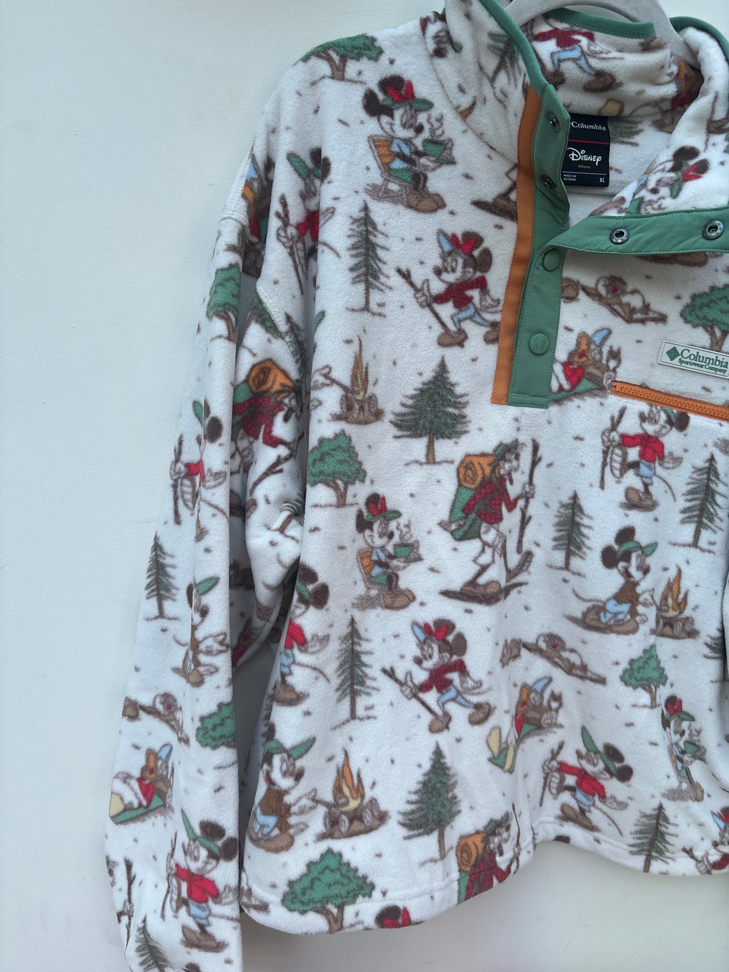 Columbia X Disney Collab Half Zip Fleece - XL