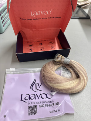 LaaVoo Nano Hair Extensions - Blonde
