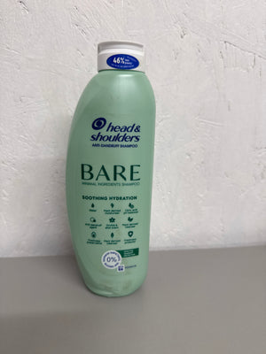 Head & Shoulders Bare Soothing Hydration Anti-Dandruff Shampoo. Minimal Ingredients. 400 ml