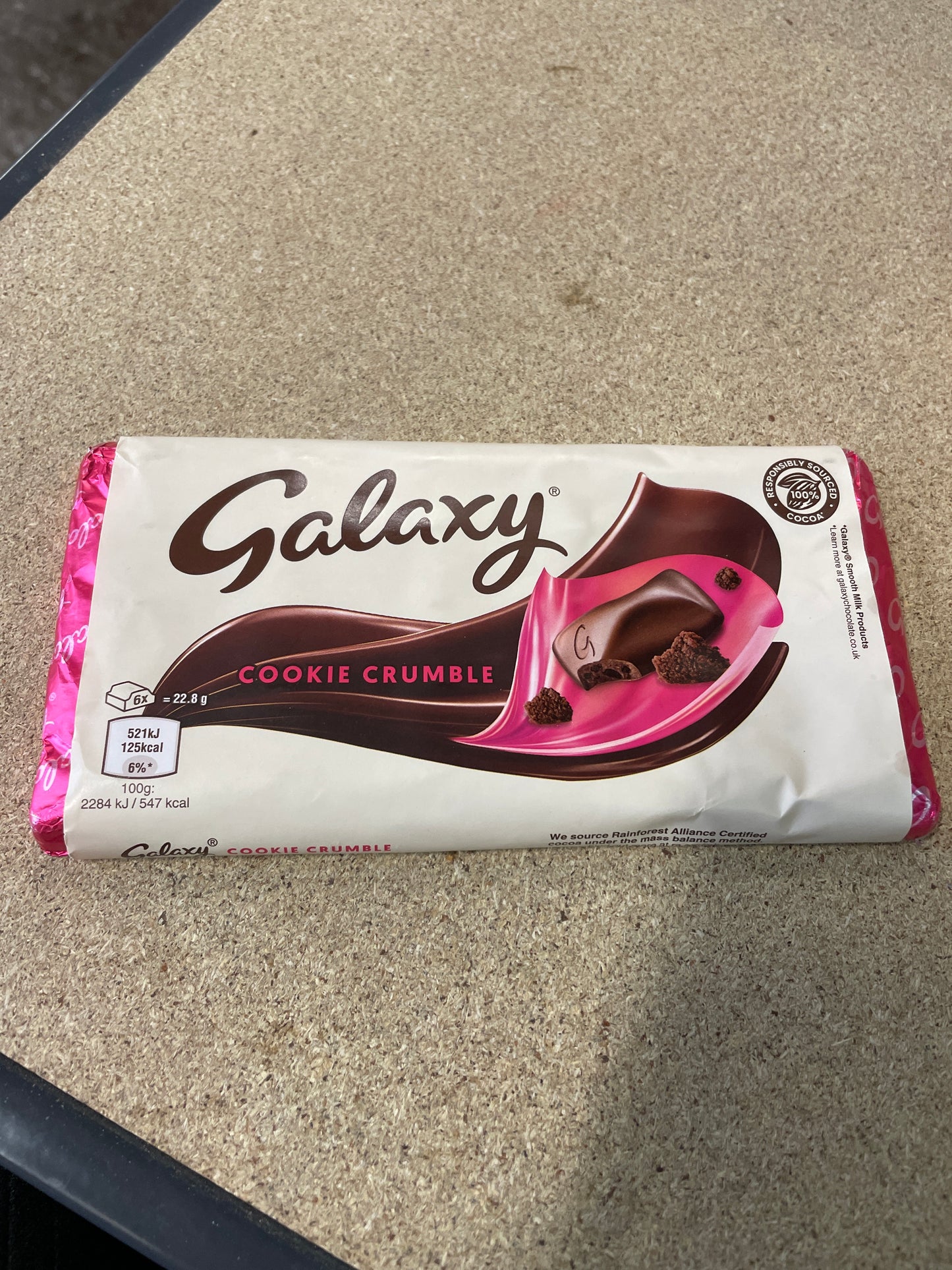 Galaxy Cookie Crumble 114g