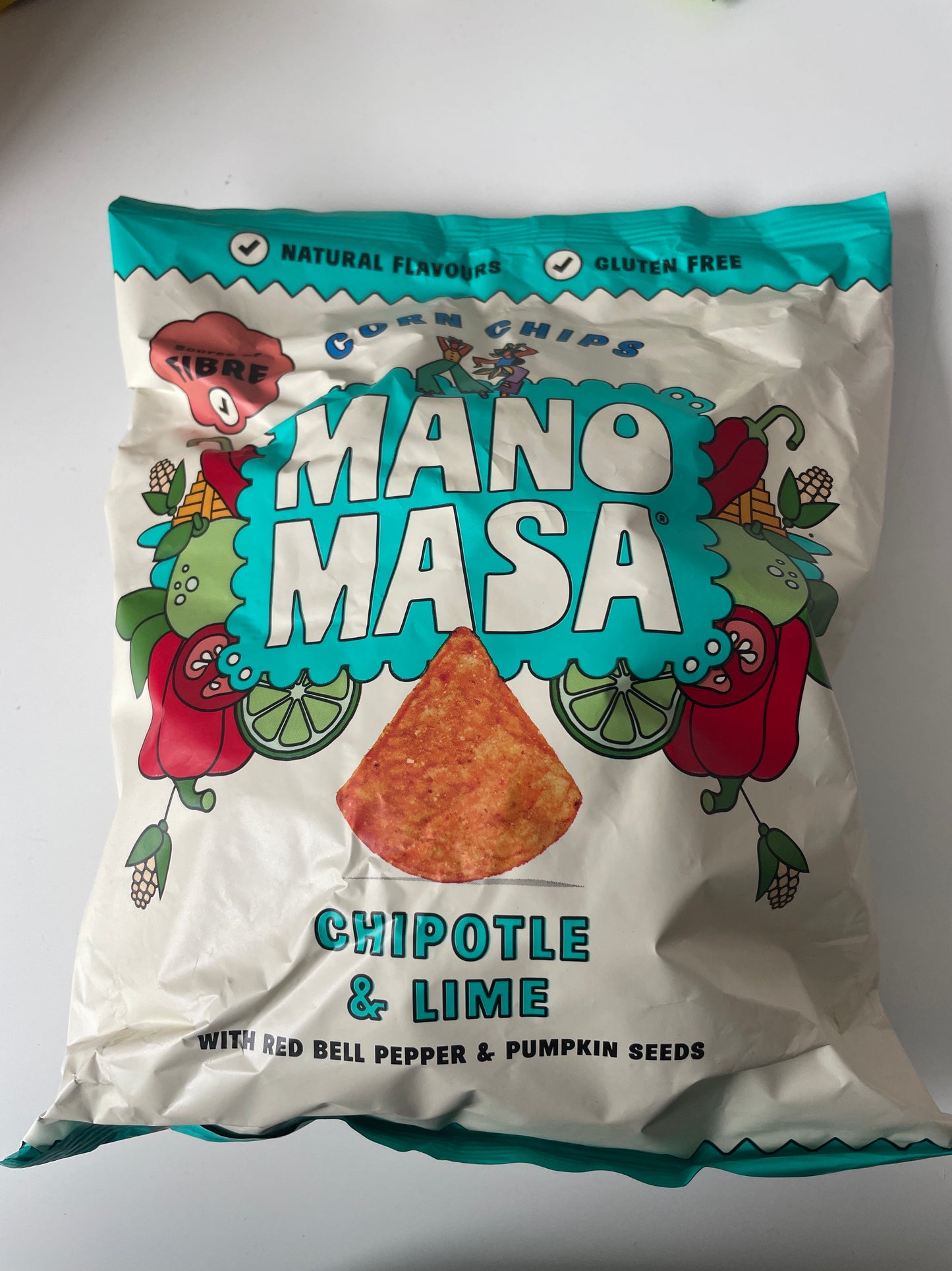 Mano Masa Chipotle & Lime Corn Chips