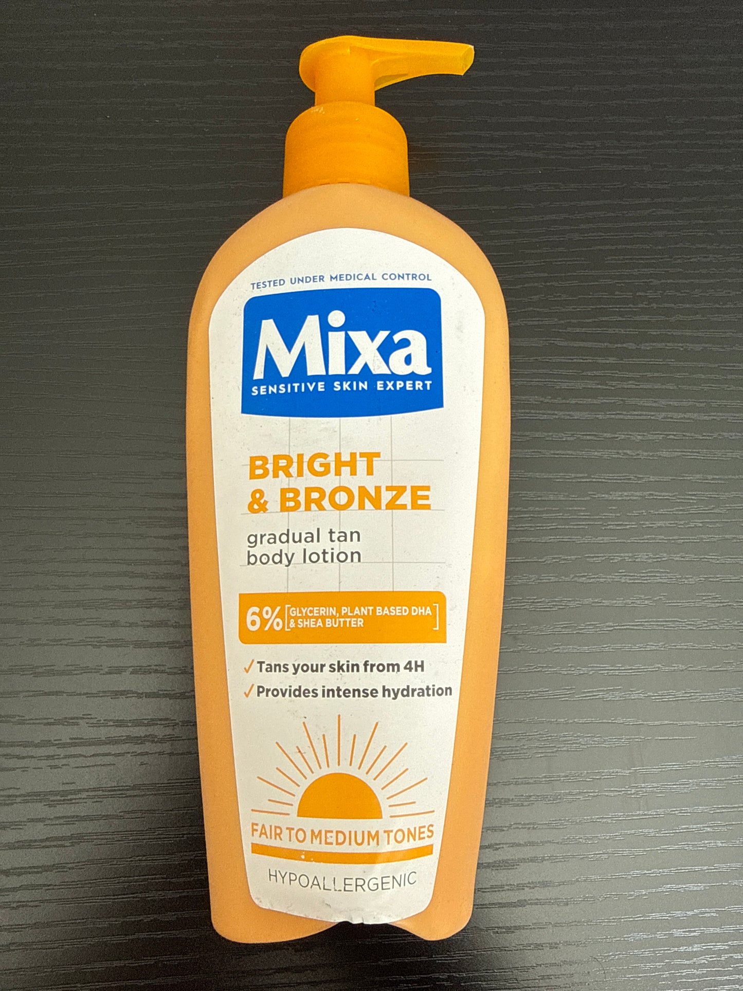 Mixa - Bright & Bronze Gradual Tan Body Lotion 250ml