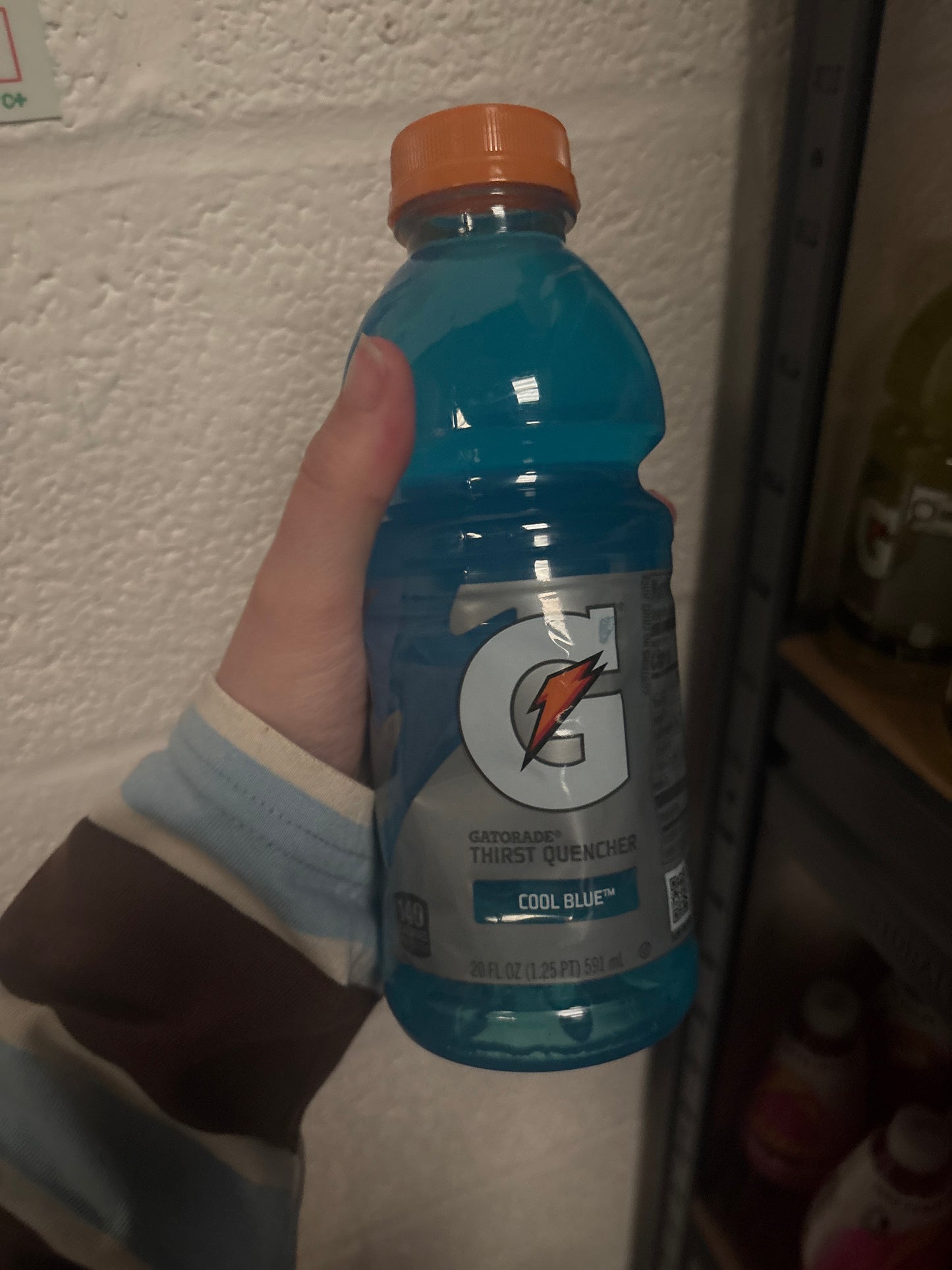 Cool blue gatorade