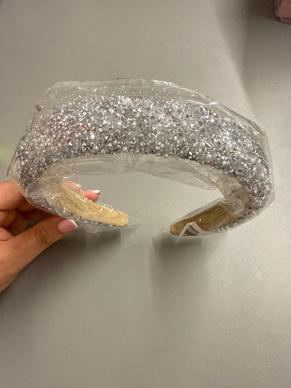 Silver sparkly headband