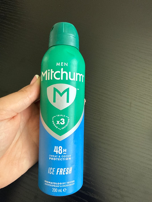 Mitchum Men Triple Odor Defense 48h Protection Deodorant Spray, 200ml