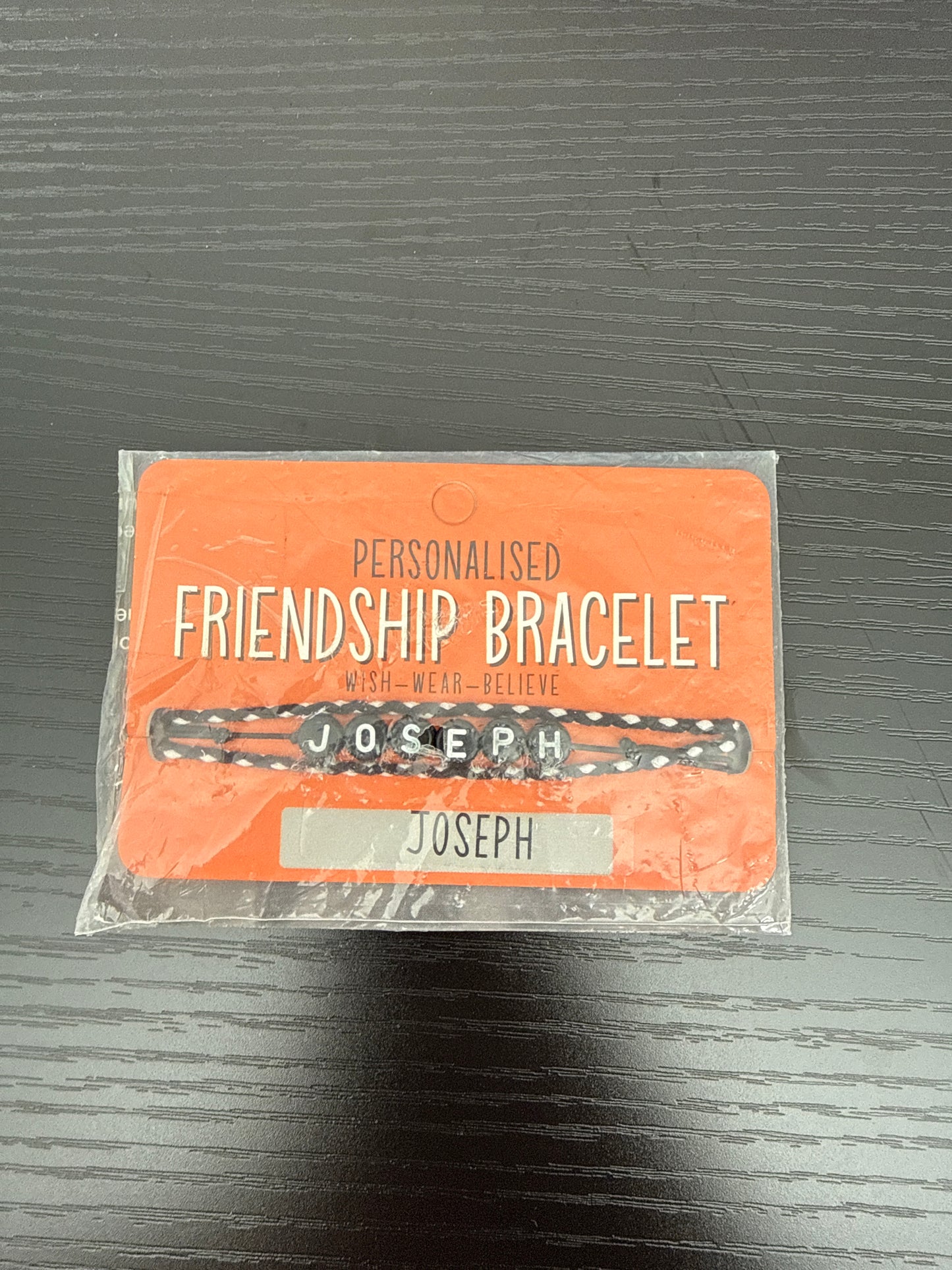 Personalised Friendship Bracelet - Joseph