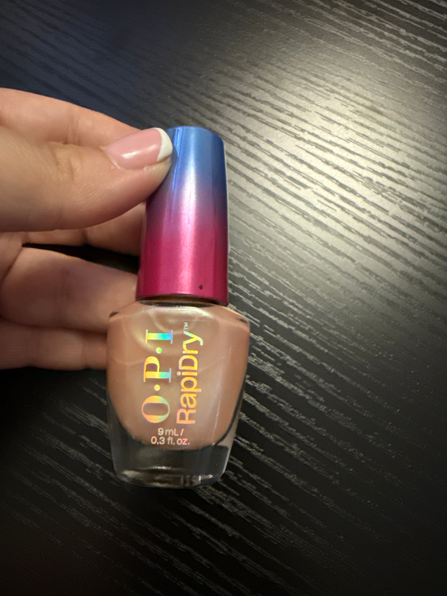 OPI RapiDry™ Quick-Dry Lacquer - All Touchy Feely Peach Pearl Nail Polish