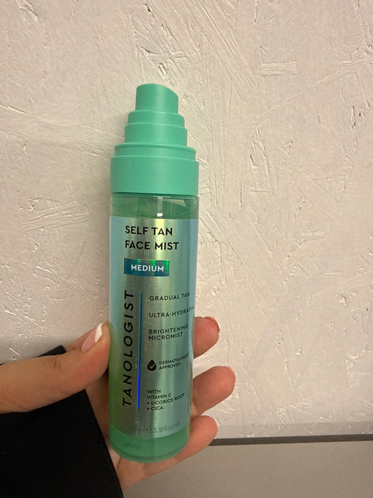 Tanologist Medium Self-Tan Hydrating & Brightening Face Mist 100ml
