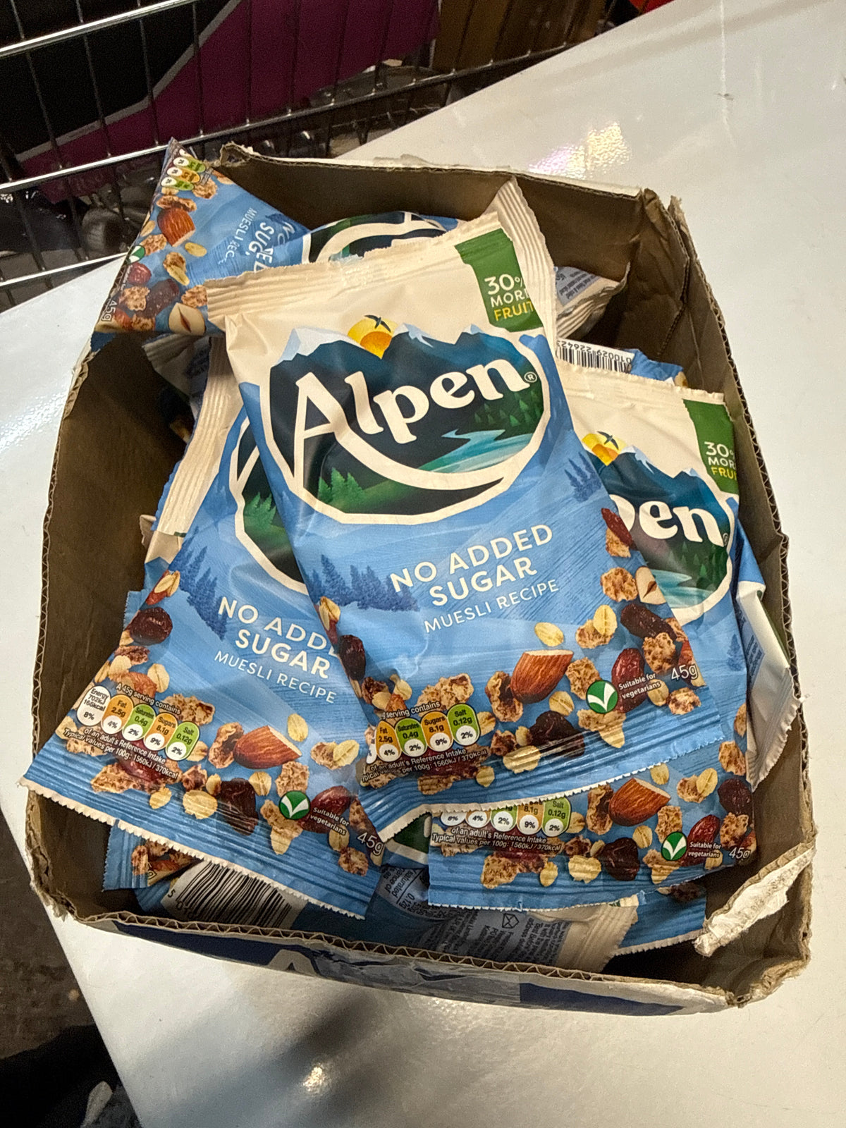 Alpen No Added Sugar Muesli Sachets (24 in box)