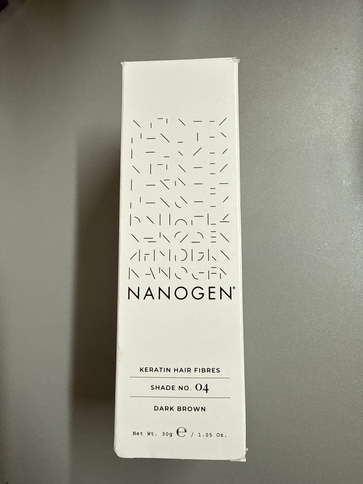 Nanogen Hair Fibres, 30 g - Shade: No.04 Dark Brown