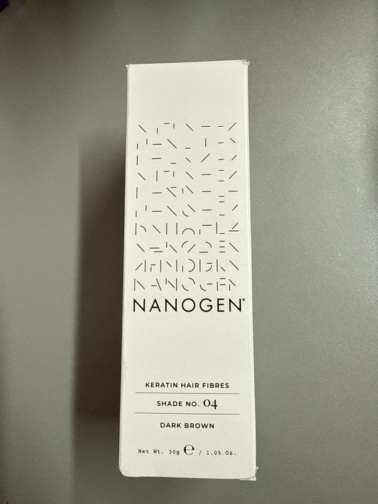 Nanogen Hair Fibres, 30 g - Shade: No.04 Dark Brown