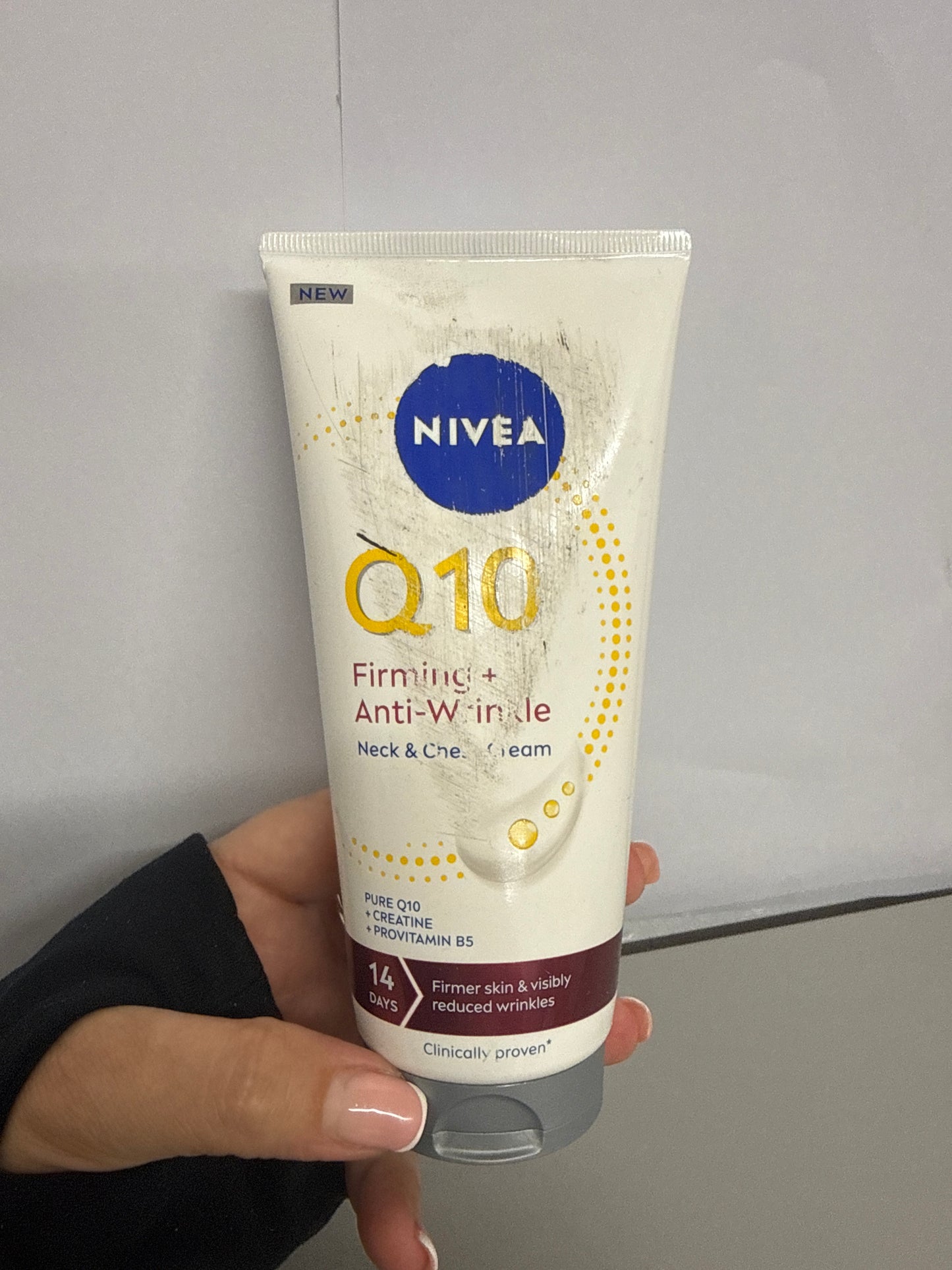 NIVEA Q10 Firming + Anti-Wrinke Body Neck & Chest Cream Moisturiser 200ml