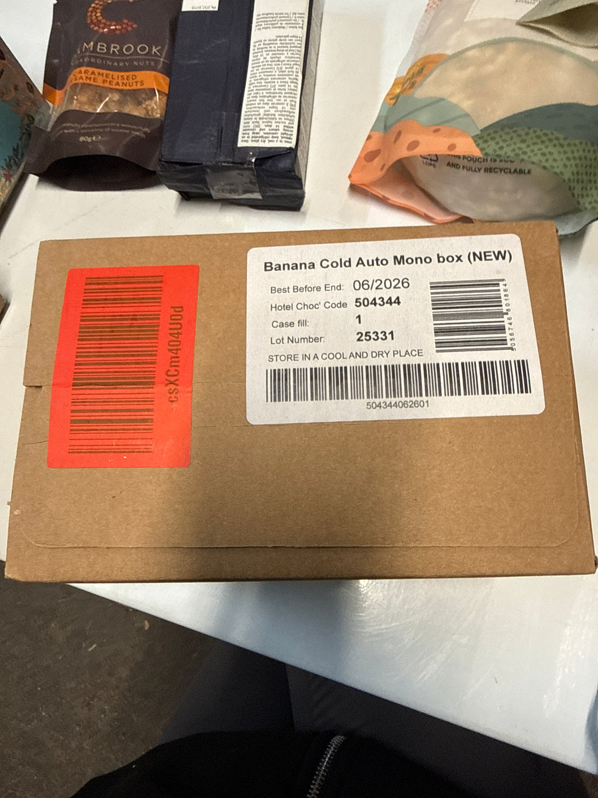 Hotel Chocolat Banana Cold Auto Mono Box