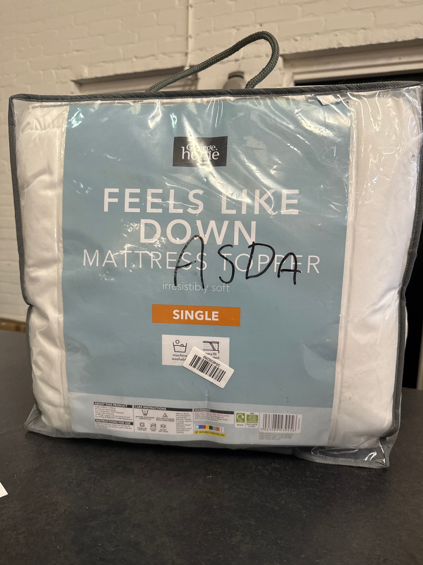 George Home - Feels like down - Single mattress topper
