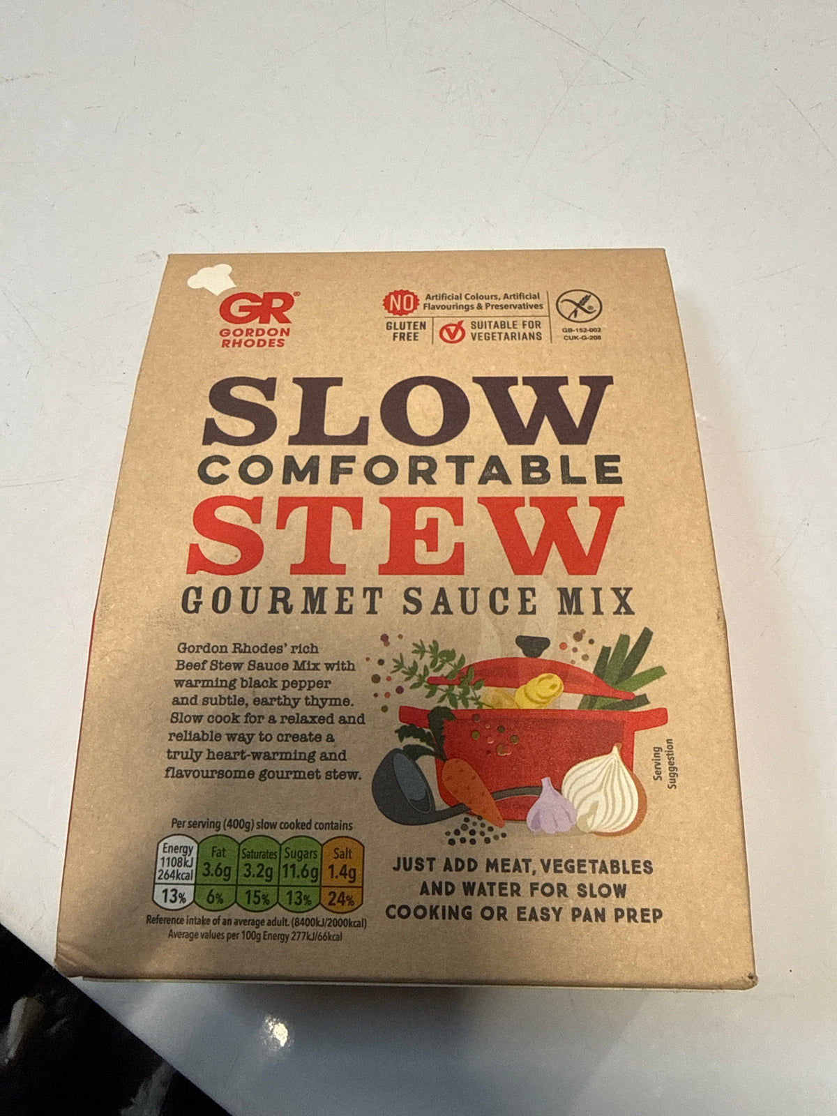 Gordon Rhodes Slow Comfortable Stew Gourmet Sauce Mix