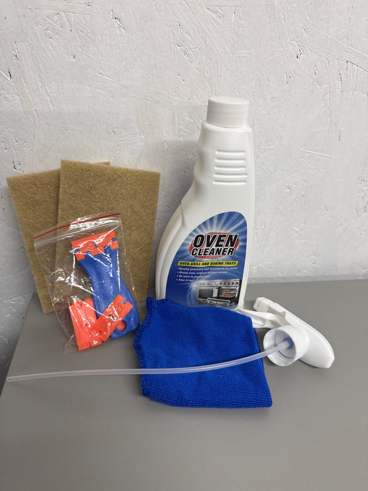 Oven cleaner set