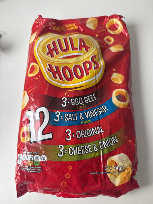 Hula Hoops - 12 pack
