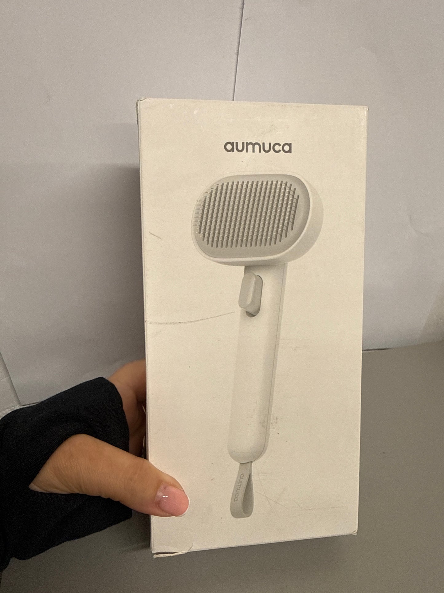 Aumuca Cat Self Cleaning Slicker Brush