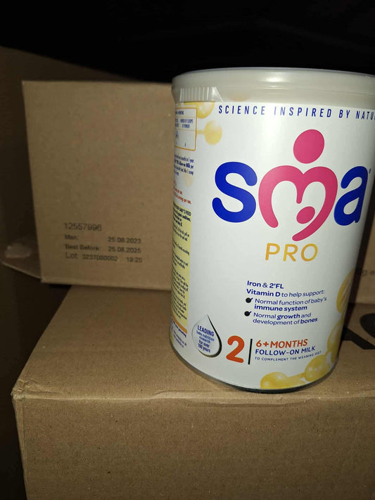 12 x SMA Pro (2) Follow On Milk Powder