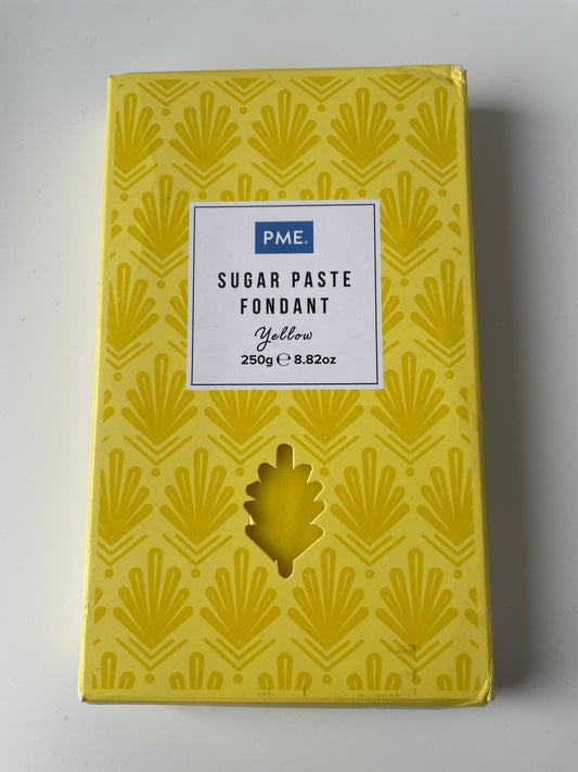 PME Sugar paste fondant - Yellow