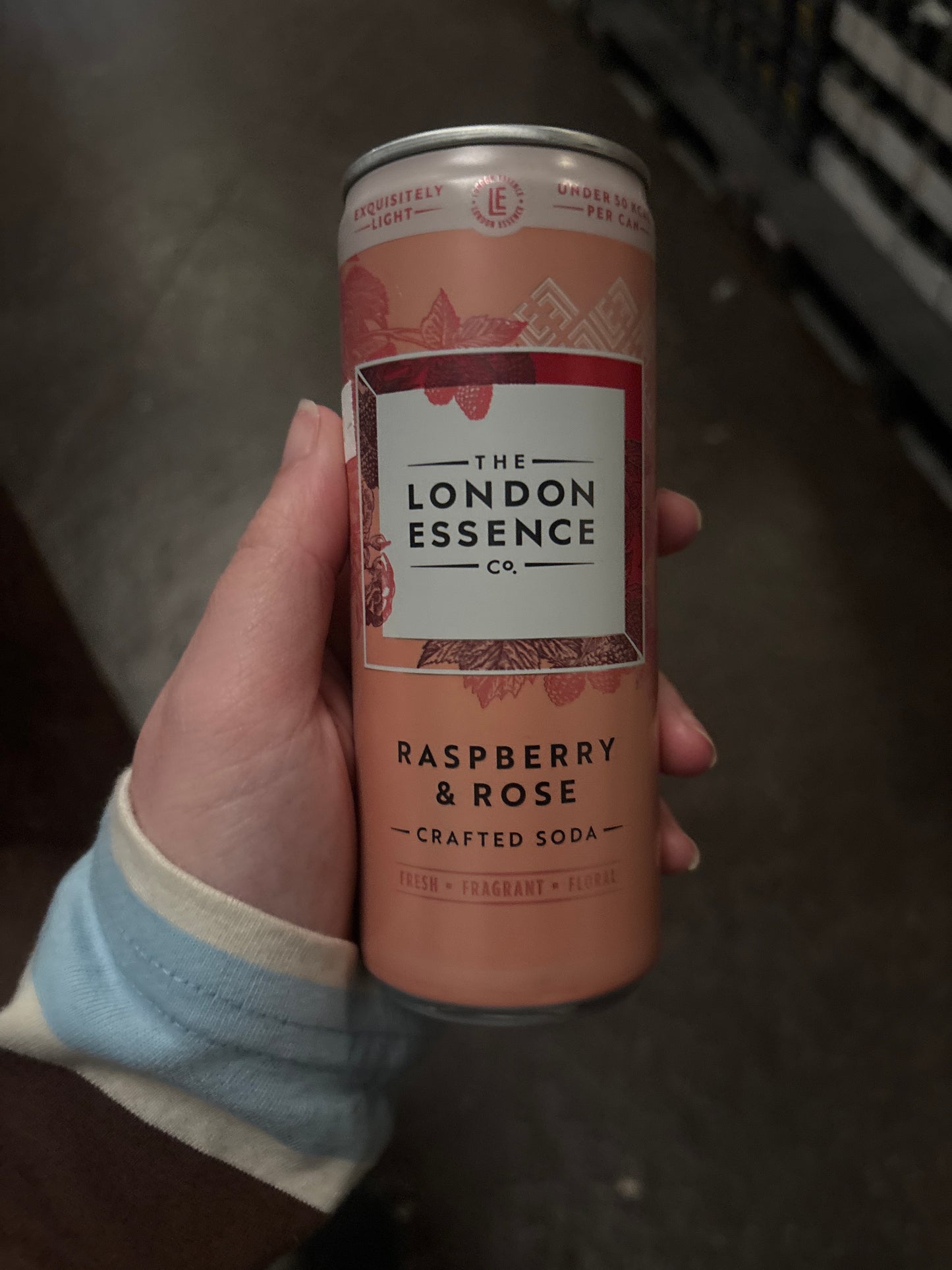The London essence raspberry and rose crafted soda