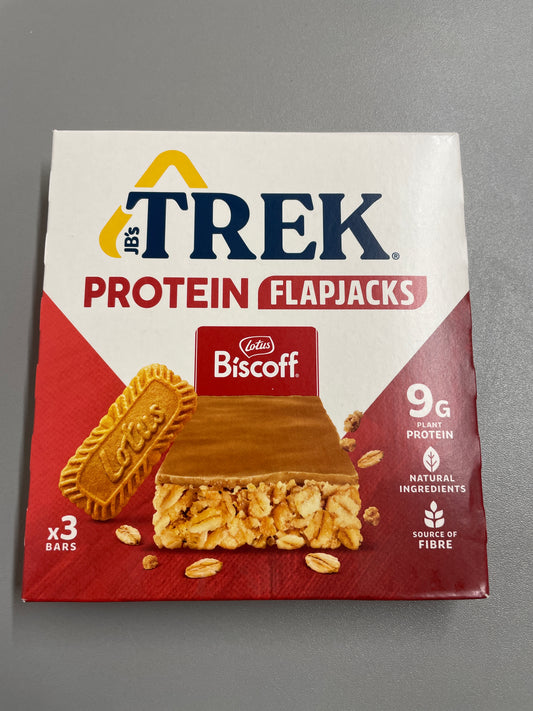 Trek Protein Biscoff Flapjacks