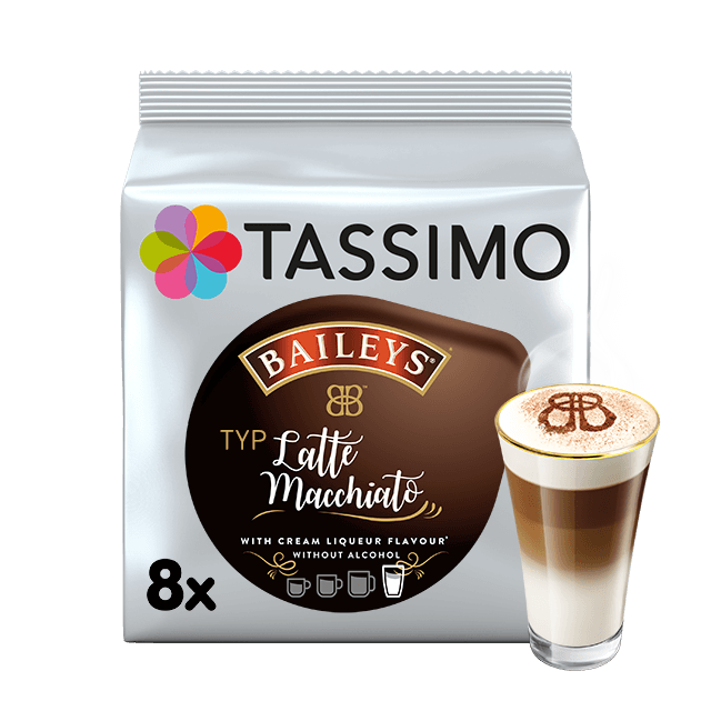 5 x Tassimo Baileys Latte Macchiato 8pk