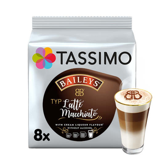 5 x Tassimo Baileys Latte Macchiato 8pk