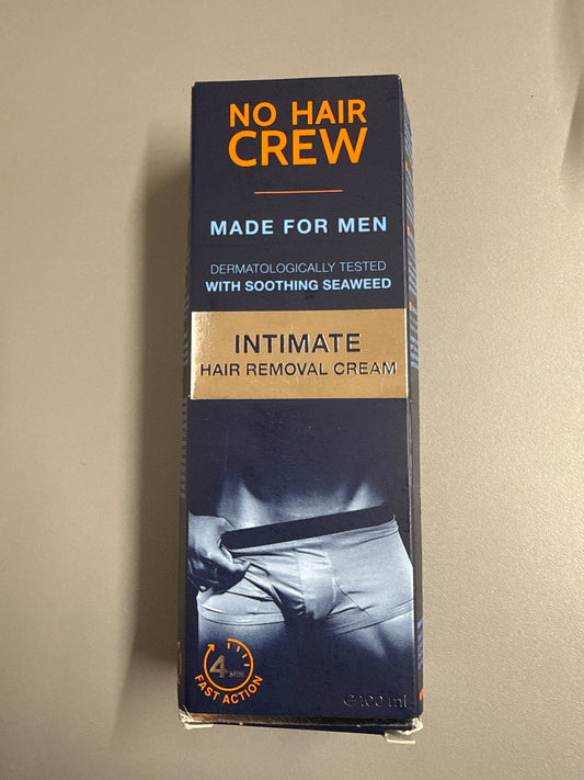 No Hair Crew - Made for men - Intimate hair removal cream