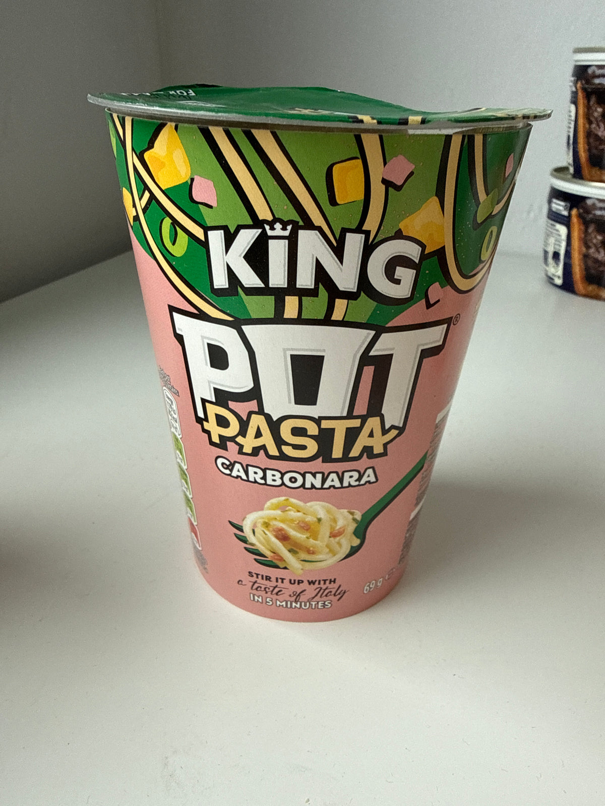 King pot pasta carbonara
