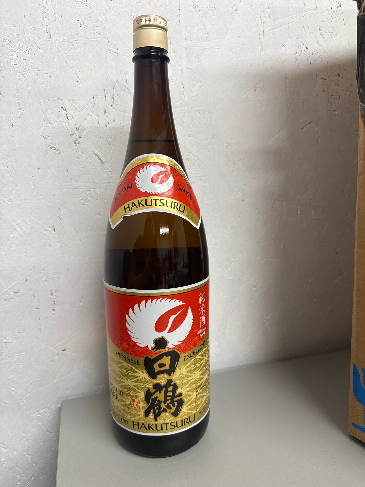 Alcohol Hakutsuru, Excellent Junmai - Alcohol Strength 15% - 800ml