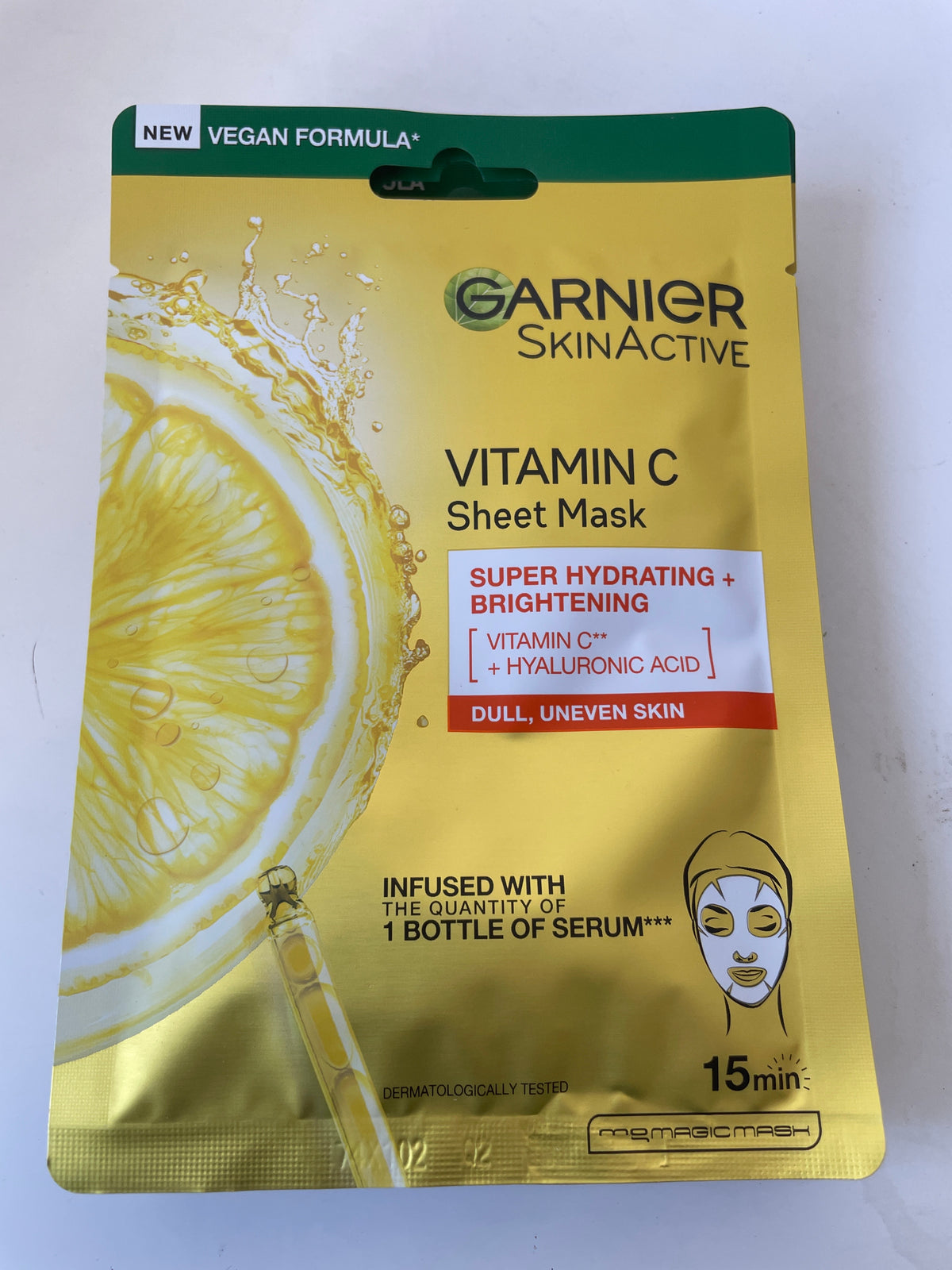 Garnier - Vitamin C Sheet Mask Dull Uneven Skin
