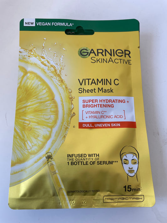 Garnier - Vitamin C Sheet Mask Dull Uneven Skin