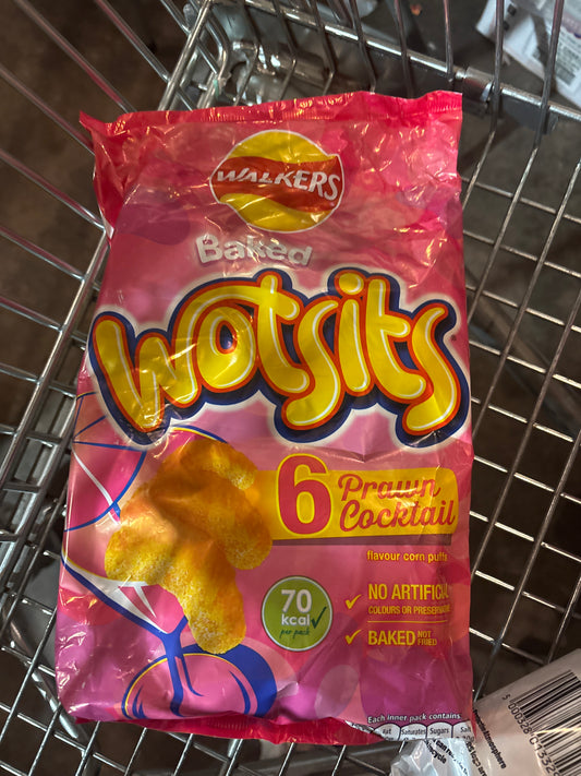 Wotsits prawn cocktail 6pk