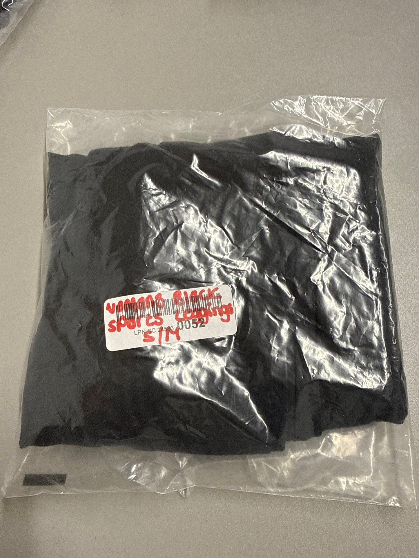 Woman’s black sports leggings - Size: Small/Medium