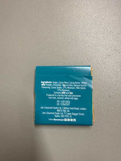 Box of Joe & Sephs Milk Chocolates