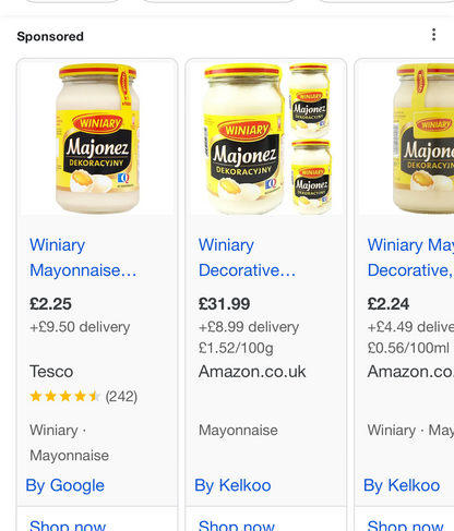 Winiary Mayo Decorative, 400ml (PACK OF 5)